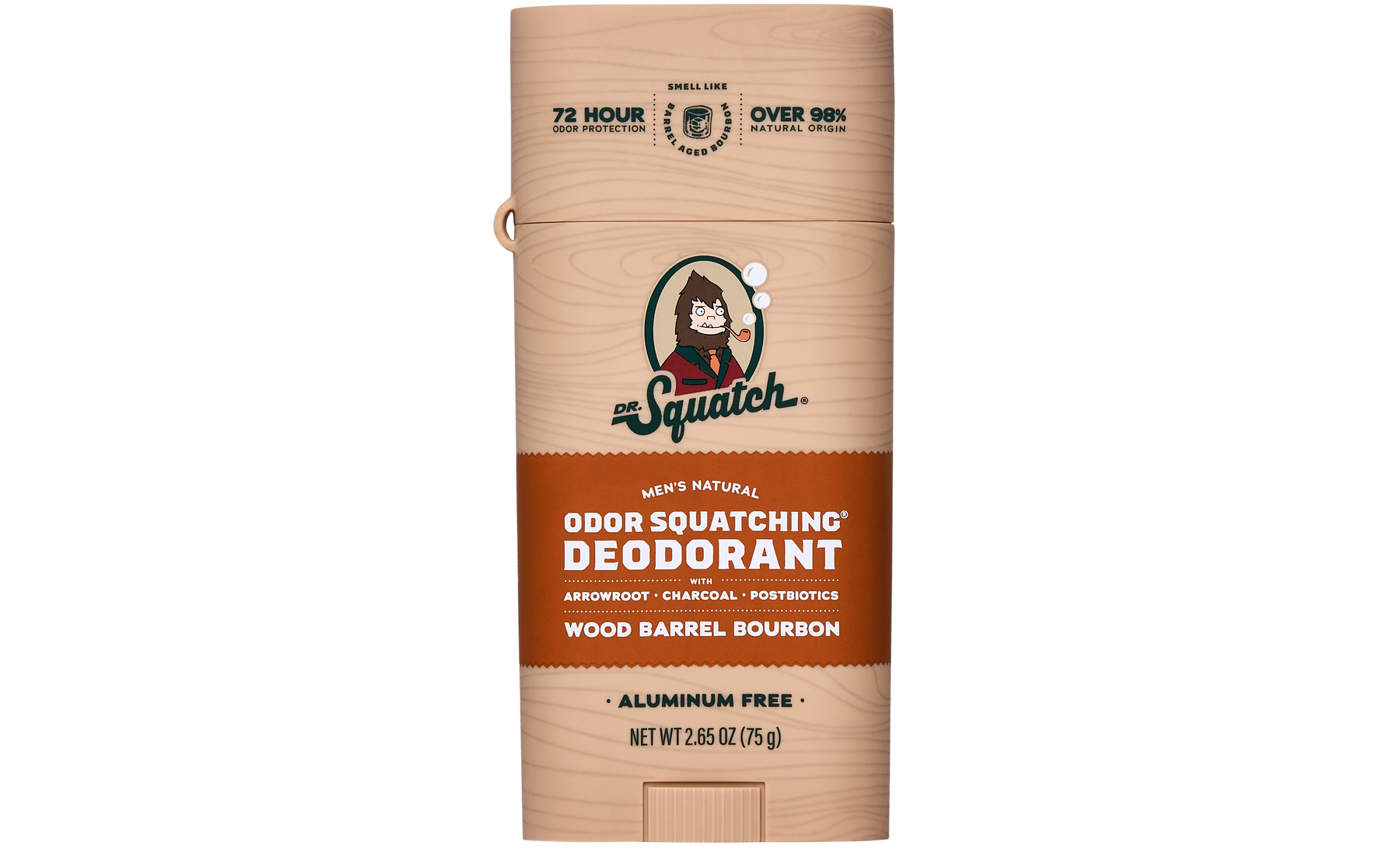 Wood Barrel Bourbon Deo Flask L15