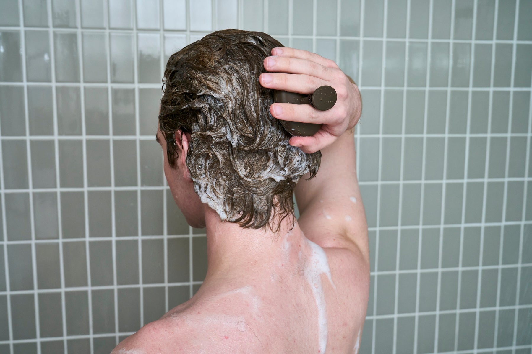 Hair Care Kit + Free Scalp Scrubber | Full & Thick Shampoo | Moisturizing Conditioner | Natural Products for Men W5
