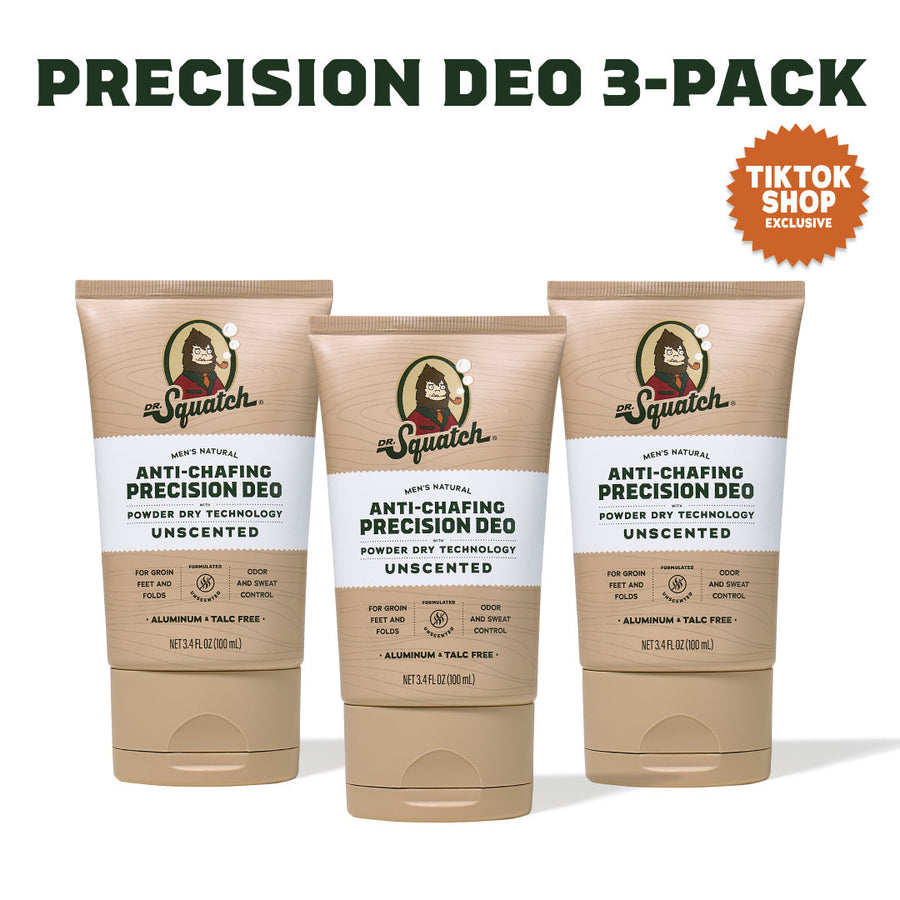 Precision Deo Fragrance Free - 3-Pack C15