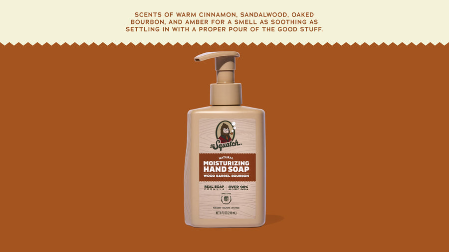 Wood Barrel Bourbon Hand Soap L18