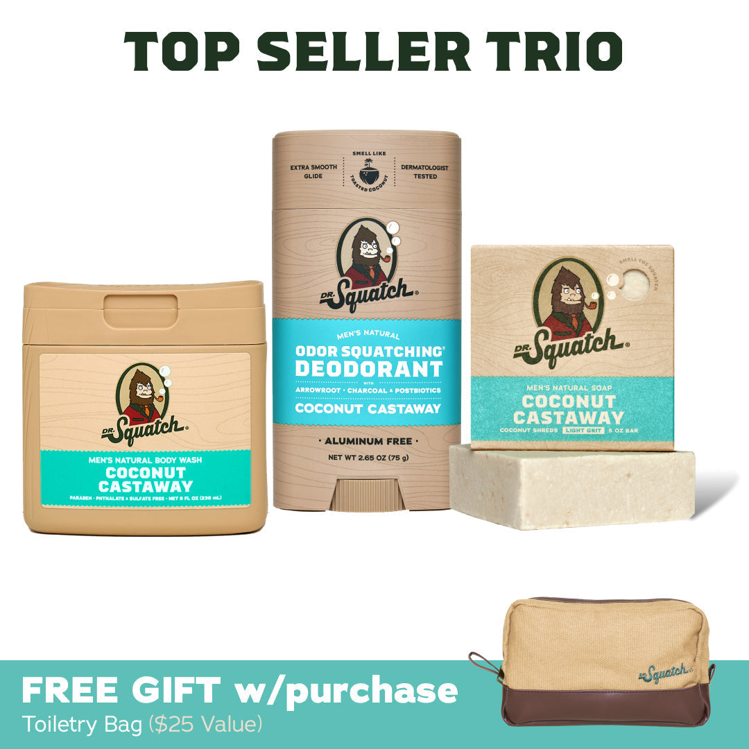 Soap, Deo, Body Wash + GWP Bag - Coconut Castaway E16