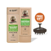 Hair Care Kit + Free Scalp Scrubber | Full & Thick Shampoo | Moisturizing Conditioner | Natural Products for Men W5