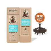 Hair Care Kit + Free Scalp Scrubber | Full & Thick Shampoo | Moisturizing Conditioner | Natural Products for Men W5