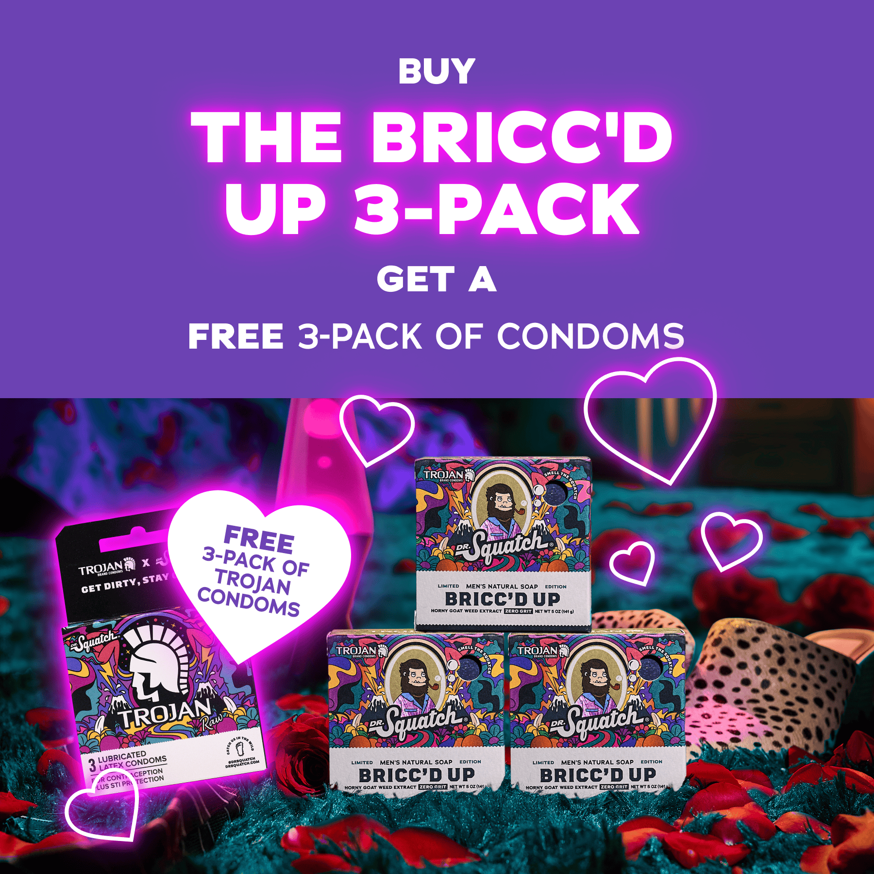 Bricc'd Up Condom 3-Pack Q8