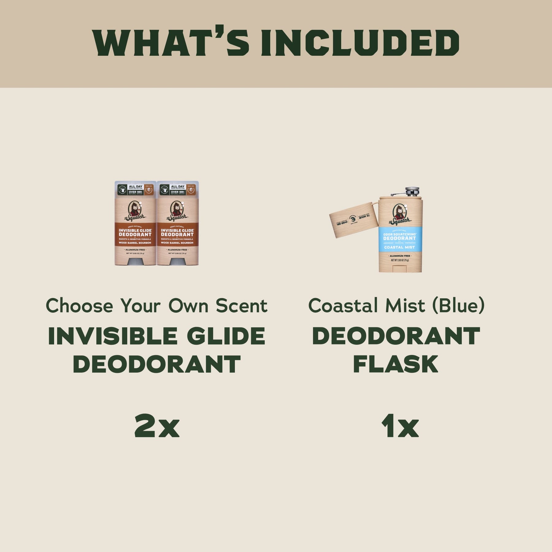 2-Pack Glide + Deo Flask S3