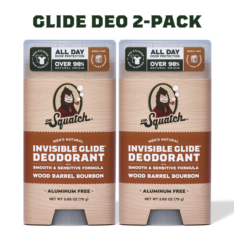 Wood Barrel Bourbon 2-Pack Invisible Glide Deo L12