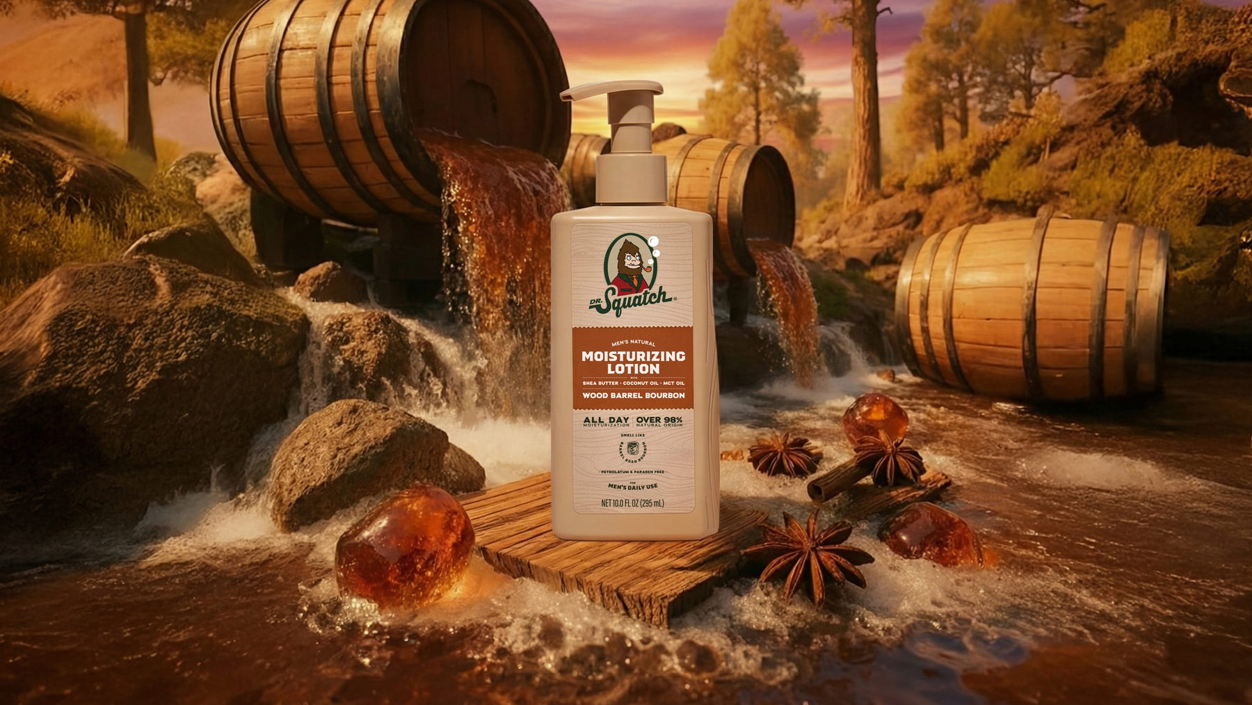 Wood Barrel Bourbon Lotion N4