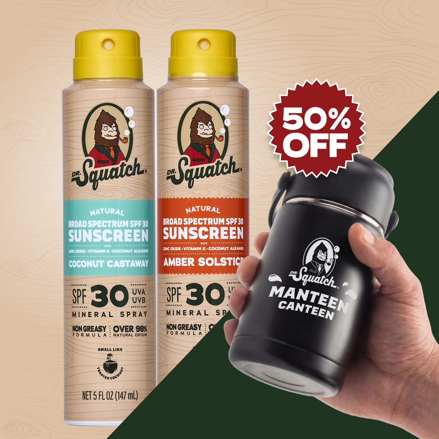 2-Pack Sunscreen + Manteen Canteen G7