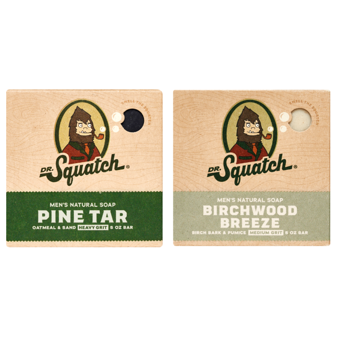 Woodsy 2-Pack Natural Bar Soap M11