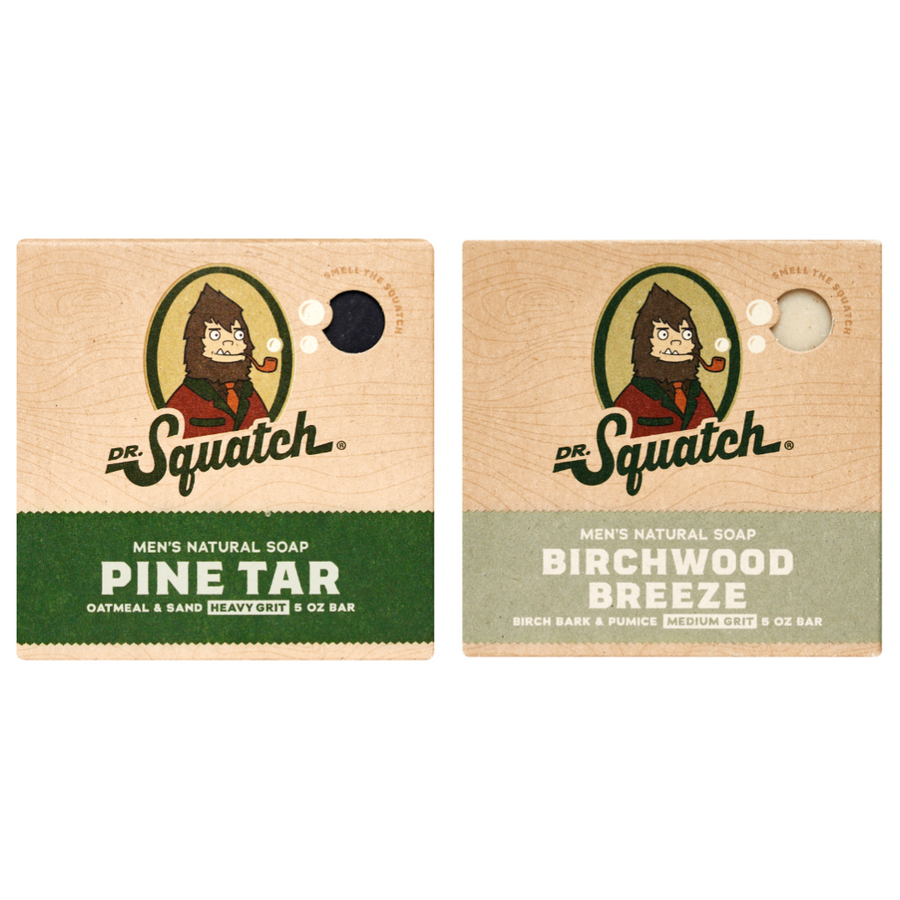 Woodsy 2-Pack Natural Bar Soap M11