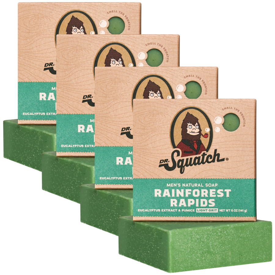 4-Pack Rainforest Rapids Natural Bar Soap D6