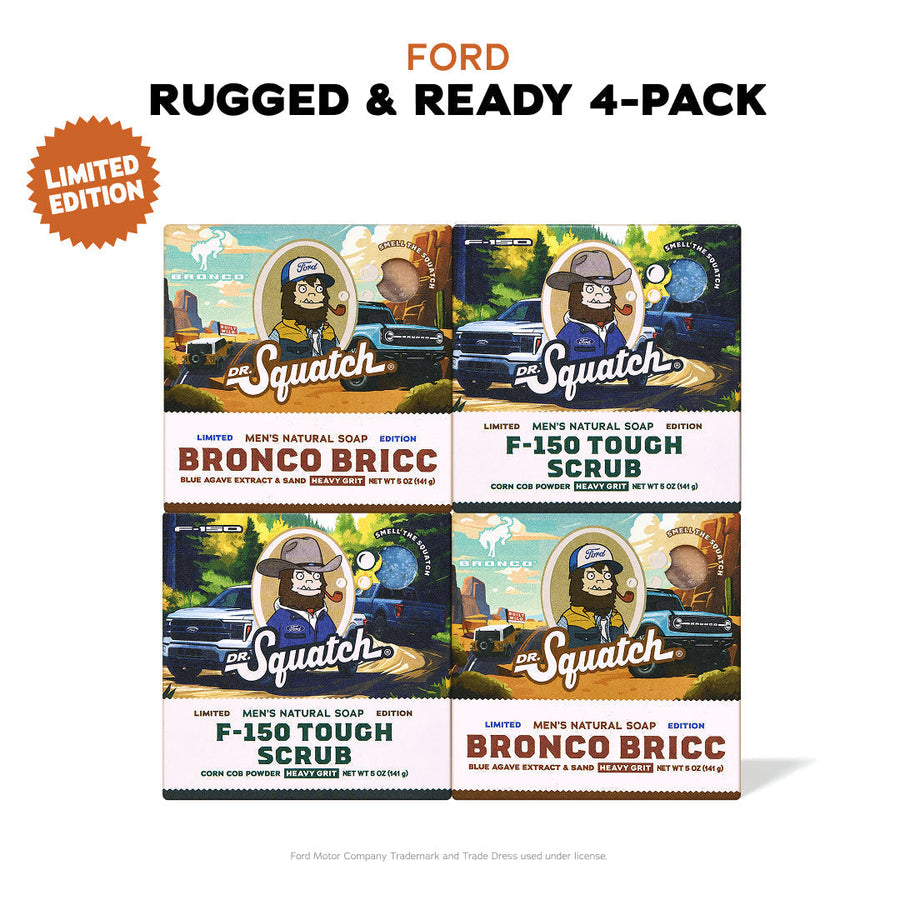 Ford Rugged & Ready 4-Pack - Exclusive Limited Edition Bar Soap M2