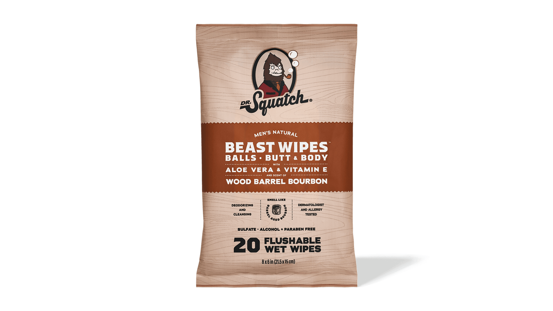 FREE Wood Barrel Bourbon Wipes J1