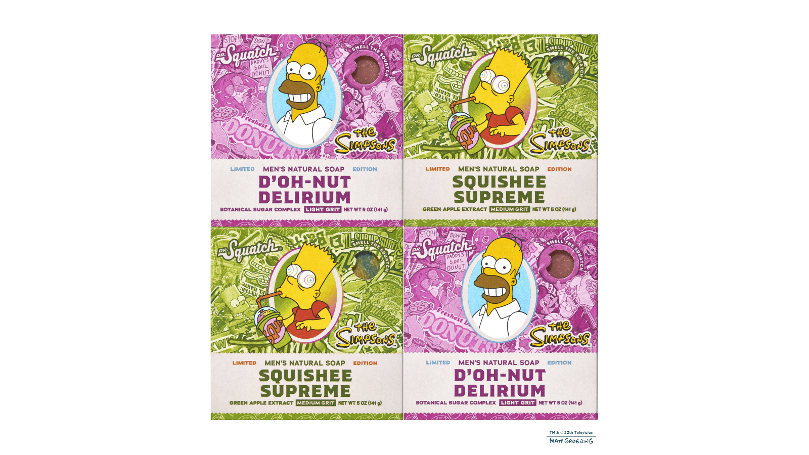 Simpsons Suds 4-Pack B4