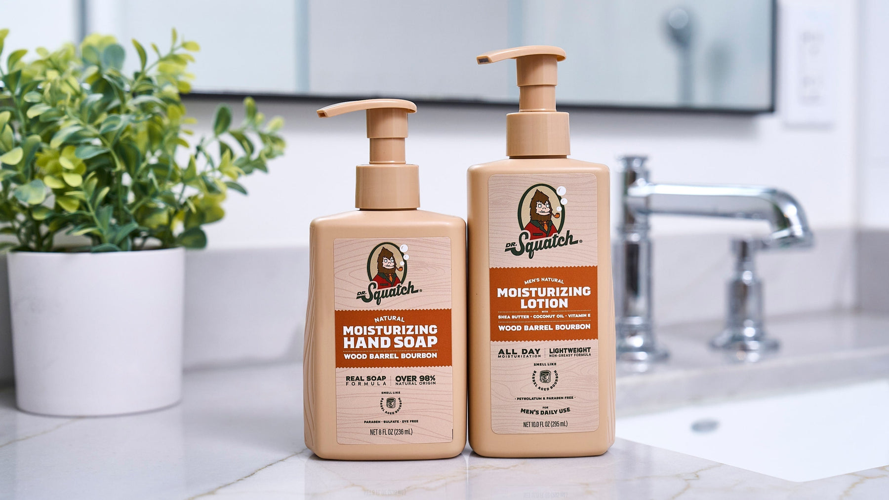 Wood Barrel Bourbon Hand Soap L18